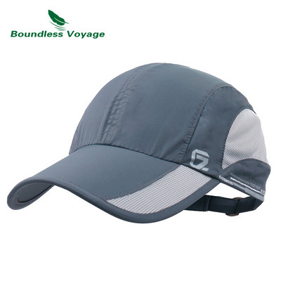 Boundless Voyage női férfi baseball sapka poliészter pamut apa sapka Ultrakönnyű futósapka légáteresztő kültéri mászósapka BVH01