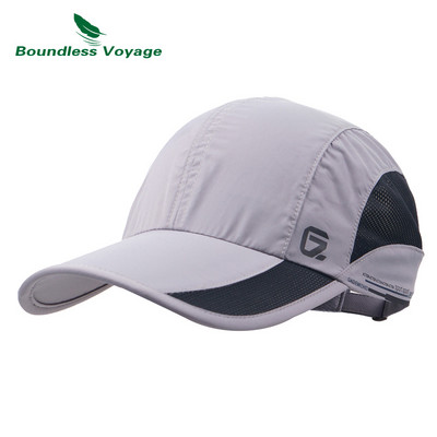 Boundless Voyage női férfi baseball sapka poliészter pamut apa sapka Ultrakönnyű futósapka légáteresztő kültéri mászósapka BVH01