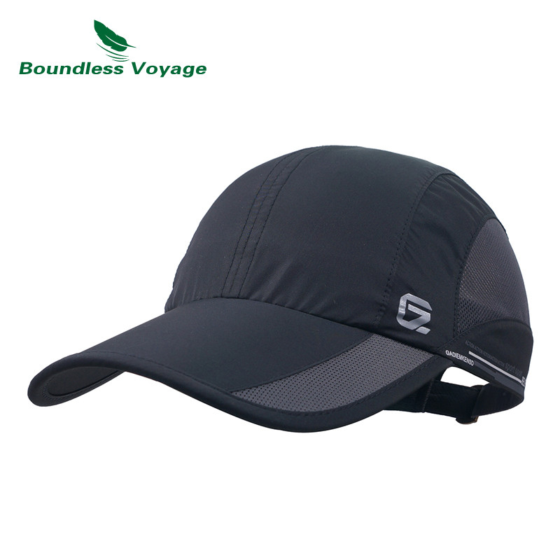 Boundless Voyage női férfi baseball sapka poliészter pamut apa sapka Ultrakönnyű futósapka légáteresztő kültéri mászósapka BVH01
