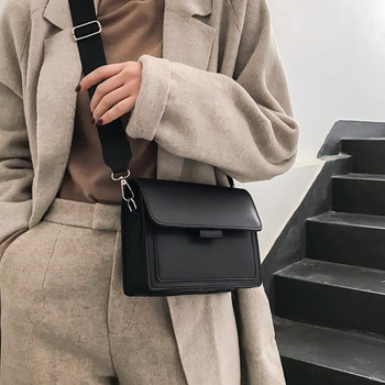 Модна марка Дамска малка чанта през тялото Лека PU кожена чанта с капак Дамска чанта Портмоне Лятна дамска чанта за пътуване