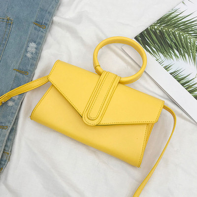 Νέα γυναικεία χειμερινή περιστασιακή ευέλικτη τσάντα μόδας Κλασική επωνυμία Σχεδίαση μονόχρωμη Γυναικεία Απλή κάλυμμα βελούδινης τσάντα ώμου