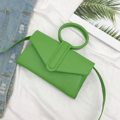 Νέα γυναικεία χειμερινή περιστασιακή ευέλικτη τσάντα μόδας Κλασική επωνυμία Σχεδίαση μονόχρωμη Γυναικεία Απλή κάλυμμα βελούδινης τσάντα ώμου