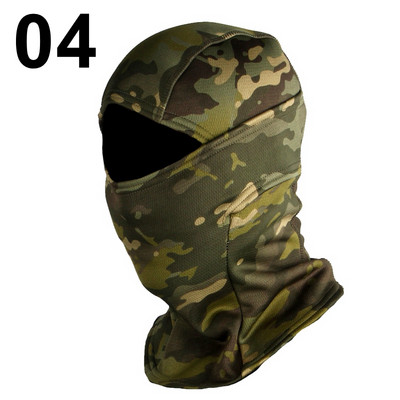 Zimska muška taktička balaclava za cijelo lice Bandana kapa Skijaški sportovi na otvorenom Kampiranje Lov Biciklizam Kamuflažni topliji šal oko vrata