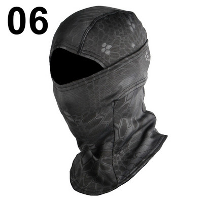 Zimska muška taktička balaclava za cijelo lice Bandana kapa Skijaški sportovi na otvorenom Kampiranje Lov Biciklizam Kamuflažni topliji šal oko vrata