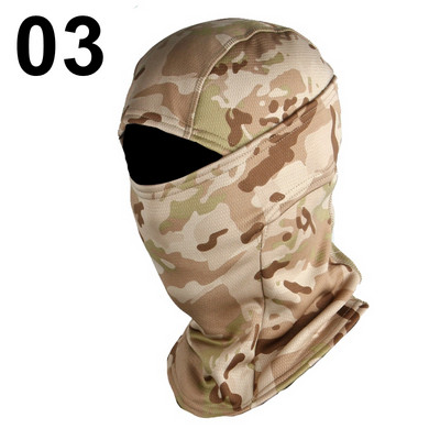 Zimska muška taktička balaclava za cijelo lice Bandana kapa Skijaški sportovi na otvorenom Kampiranje Lov Biciklizam Kamuflažni topliji šal oko vrata