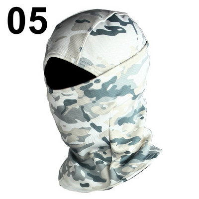 Zimska muška taktička balaclava za cijelo lice Bandana kapa Skijaški sportovi na otvorenom Kampiranje Lov Biciklizam Kamuflažni topliji šal oko vrata