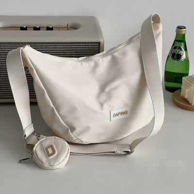 Hylhexyr Geantă tote pentru femei de culoare solidă Geantă de mână din pânză de mare capacitate Genți de umăr portabile pentru studenți