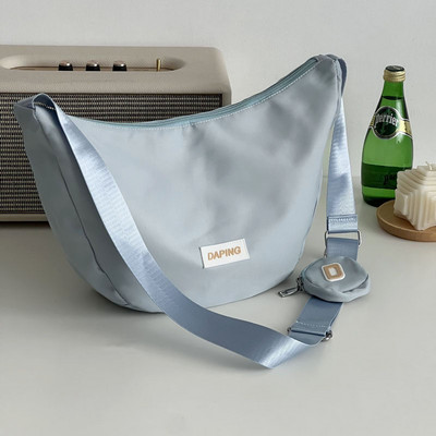 Hylhexyr Geantă tote pentru femei de culoare solidă Geantă de mână din pânză de mare capacitate Genți de umăr portabile pentru studenți