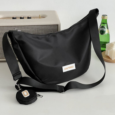 Hylhexyr Geantă tote pentru femei de culoare solidă Geantă de mână din pânză de mare capacitate Genți de umăr portabile pentru studenți