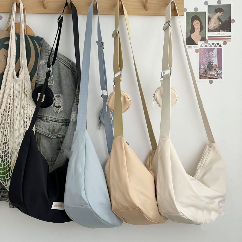 Hylhexyr Geantă tote pentru femei de culoare solidă Geantă de mână din pânză de mare capacitate Genți de umăr portabile pentru studenți