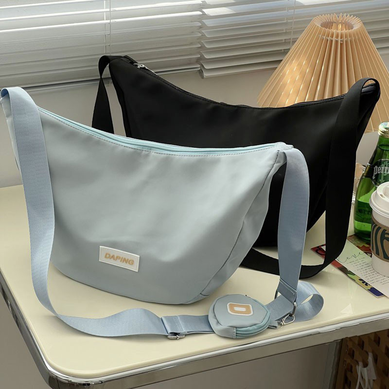 Hylhexyr Geantă tote pentru femei de culoare solidă Geantă de mână din pânză de mare capacitate Genți de umăr portabile pentru studenți