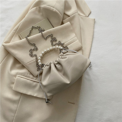 Μικρές τσάντες χιαστί για γυναίκες Cloud underarm tote bag Πλισέ δερμάτινο Pu πολυτελές ντιζάιν τσάντες γυναικείες τσάντες 2022 τάση