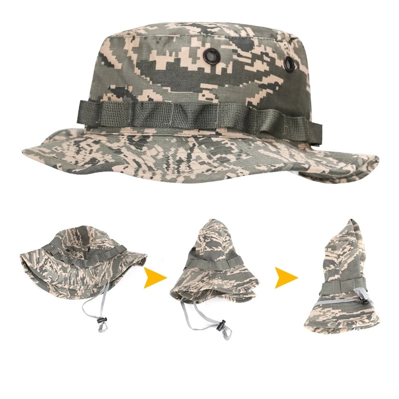 Uus Boonie Hat Meeste UV-vastased päikesekübarad õues kalapüügi mütsid Mood, suure äärega mütsid Naiste suvemüts meeste müts Sombrero Gorros