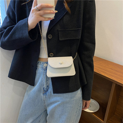 Mood Säravad Naiste Väike õlakott Disainer kaenlaaluse kott Peoõhtune Sidurikott Naistele Kett Pure Color Mini Rahakott Käekott