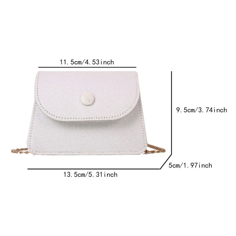 Mood Säravad Naiste Väike õlakott Disainer kaenlaaluse kott Peoõhtune Sidurikott Naistele Kett Pure Color Mini Rahakott Käekott
