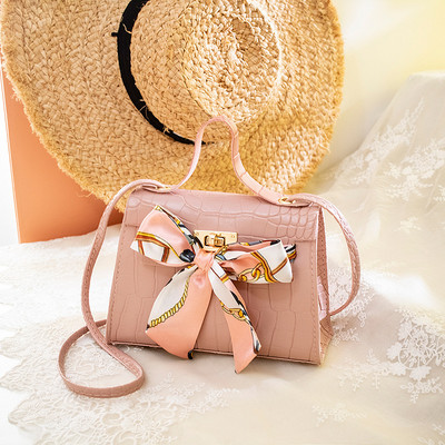 Γυναικεία μόδα Μεταξωτό Μαντίλι Κροκόδειλος Μοτίβο Φορητή τσάντα Messenger Κλειδαριά αγκράφα Ψώνια Ταξίδια Κινητό τηλέφωνο Μικρή τετράγωνη τσάντα