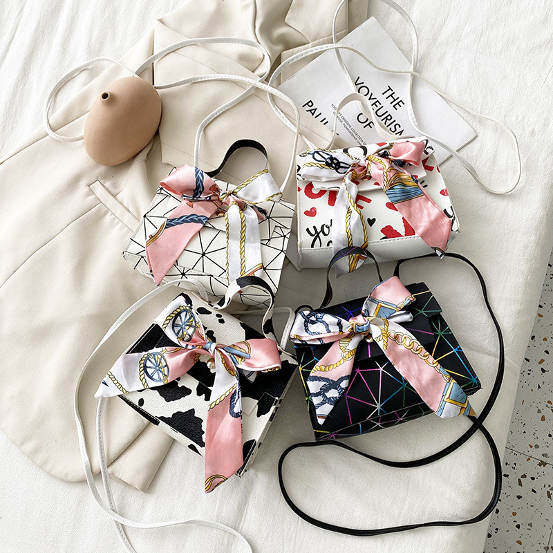 Γυναικεία μόδα Μεταξωτό Μαντίλι Κροκόδειλος Μοτίβο Φορητή τσάντα Messenger Κλειδαριά αγκράφα Ψώνια Ταξίδια Κινητό τηλέφωνο Μικρή τετράγωνη τσάντα