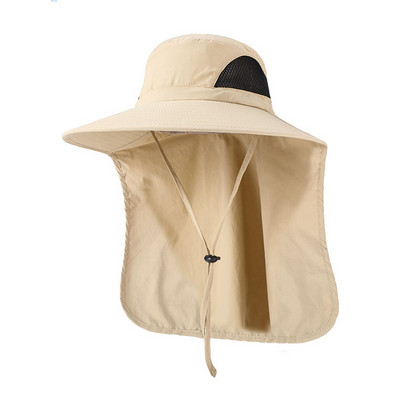 Αντιηλιακό αναπνεύσιμο πλέγμα για άνδρες Γυναικεία καπέλα σαφάρι με αναπνεύσιμο καπέλο ψαρέματος για κάμπινγκ