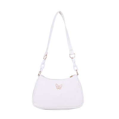 White Butterfly Shoulder Side Bag Designer 2022 Trend Lady Summer Νέα μόδα τσάντα μασχάλης Πολυτελής γυναικεία τσάντα συμπλέκτη Hobos