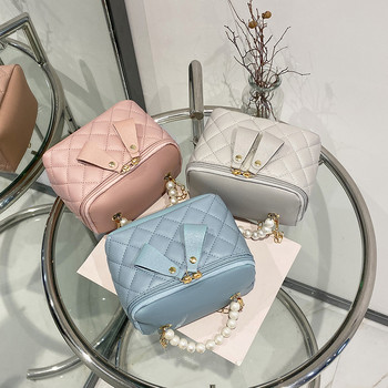 Модни през 2022 г. нови дамски чанти Messenger от изкуствена кожа Женски чанти през рамо през рамо за жени Висококачествени дамски чанти