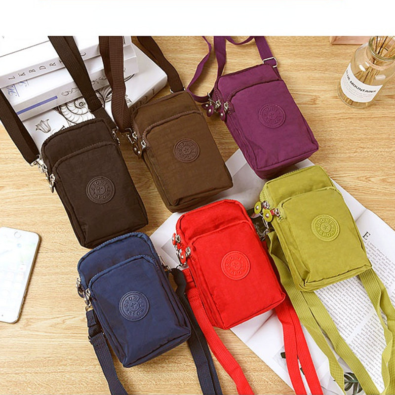 Sport pénztárca telefontáska női/férfi pénztárca váll, alkalmi táska öv kézitáska pénztárca érme pénztárca Retro kulcstartó pénzes táska