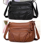 Moteriškos minkštos odos rankinės vienspalvis kvadratinis pečių krepšys moteriškas naujas laisvalaikio didelės talpos rankinė moterims bolso mujer