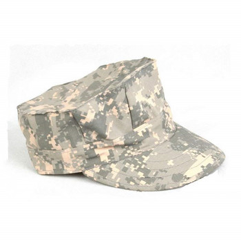 1 бр. Винтидж шапка на американската армия Cadet Military Patrol Tactical Cap Adjustable Outdoor Sun Huting Hat Unisex Camo Hat на едро