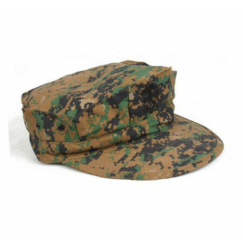 1 бр. Винтидж шапка на американската армия Cadet Military Patrol Tactical Cap Adjustable Outdoor Sun Huting Hat Unisex Camo Hat на едро