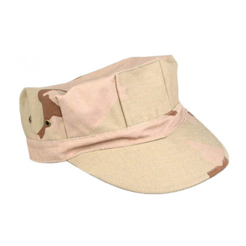 1 бр. Винтидж шапка на американската армия Cadet Military Patrol Tactical Cap Adjustable Outdoor Sun Huting Hat Unisex Camo Hat на едро