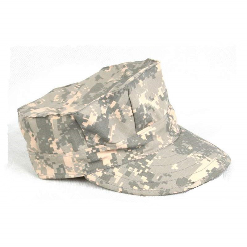 1 бр. Винтидж шапка на американската армия Cadet Military Patrol Tactical Cap Adjustable Outdoor Sun Huting Hat Unisex Camo Hat на едро