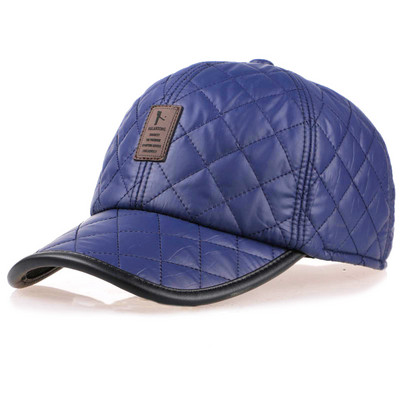 Χειμερινό καπέλο μπέιζμπολ για άνδρες Thicken Warm Outdoor Αντιανεμικό Trucker Ποδηλασία Πεζοπορία Προστασία αυτιών Earflaps Dad Hats Snapback A196