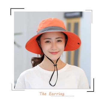 Δίχρωμο καπέλο ραψίματος καπέλο καλοκαιρινό γυναικείο καπέλο αντηλιακής προστασίας από δίχτυ που αναπνέει Καπέλο αναρρίχησης εξωτερικού χώρου