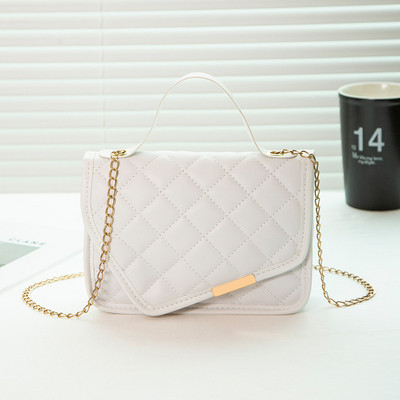 2022 Lingge käekott Tikitud väike kandiline kott Õlakott vabaaja mood Lihtne mobiiltelefoni kott kett käekott