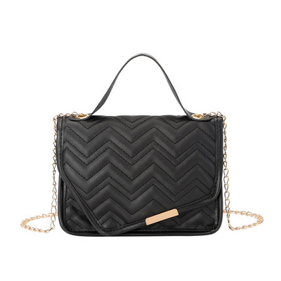 2022 Lingge käekott Tikitud väike kandiline kott Õlakott vabaaja mood Lihtne mobiiltelefoni kott kett käekott