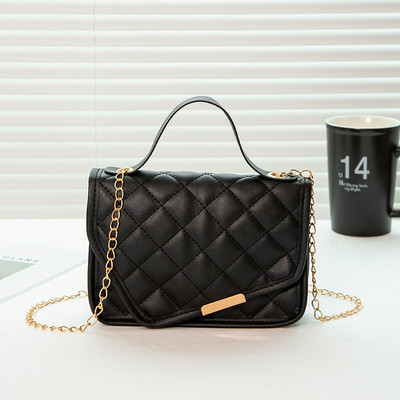 2022 Lingge käekott Tikitud väike kandiline kott Õlakott vabaaja mood Lihtne mobiiltelefoni kott kett käekott