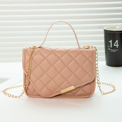 2022 Lingge käekott Tikitud väike kandiline kott Õlakott vabaaja mood Lihtne mobiiltelefoni kott kett käekott