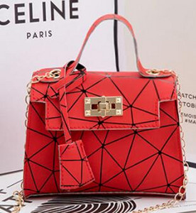 Nahast kotid Naiste brändi luksus 2021 värviline geomeetriline rombist kotikett mobiiltelefoni mündikott Mini käekott