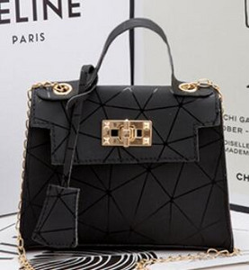 Nahast kotid Naiste brändi luksus 2021 värviline geomeetriline rombist kotikett mobiiltelefoni mündikott Mini käekott