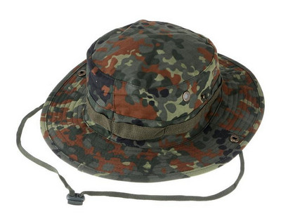 Νέα Tactical Airsoft Camouflage Boonie Καπέλα Στρατού Στρατιωτικό Καπέλο Cadet Summer Outdoor Camping Στρογγυλό ανδρικό καπέλο πεζοπορίας για ψάρεμα