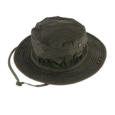 Νέα Tactical Airsoft Camouflage Boonie Καπέλα Στρατού Στρατιωτικό Καπέλο Cadet Summer Outdoor Camping Στρογγυλό ανδρικό καπέλο πεζοπορίας για ψάρεμα