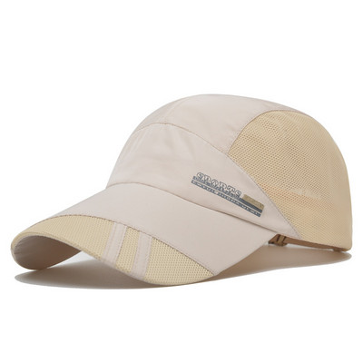 Sportska kapa Muška kapa Suha bejzbolska kapa za trčanje Ljetna mrežasta Gorras kapa s šiltom Ribička kapa Bejzbolska kapa Šešir za sunčanje za sportove na otvorenom, biciklizam