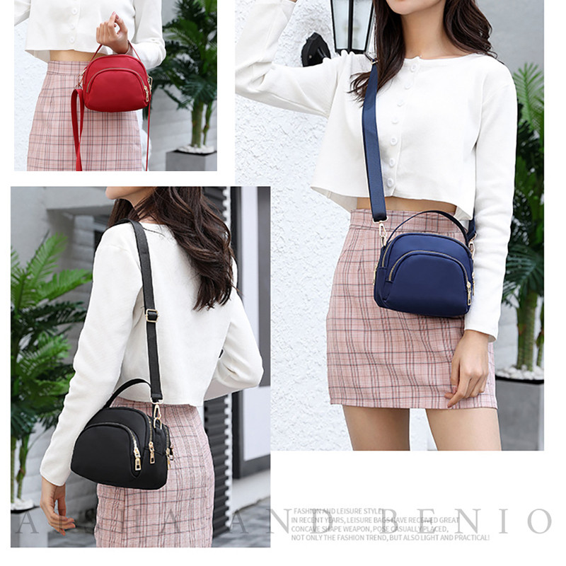 Нова дамска ежедневна найлонова малка чанта Дамска чанта през рамо Портфейл Чанта за телефон Мини ръчна чанта за момичета Чанта през рамо Чанти за съобщения