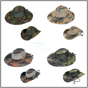 Καμουφλάζ Tactical Cap Military Boonie Καπέλο US Army Caps Camo Ανδρικά αθλητικά υπαίθρια κουβάς ήλιου Καπέλα Ψάρεμα Πεζοπορία Καπέλα κυνηγιού