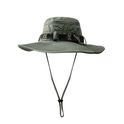 Curățare bărbați pălării de soare de vară șapcă de lunetist cu boruri late șapcă de camping în aer liber șapcă tactică militară pentru bărbați pălărie nepaleză cu protecție UV pește