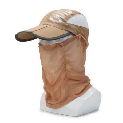 Καλοκαίρι Άντρες Γυναικεία Πτυσσόμενο καπέλο μπέιζμπολ που στεγνώνει γρήγορα, αντηλιακό καπέλο με πέπλο εξωτερικού χώρου Sport Plus Καπέλο με μεγάλο γείσο