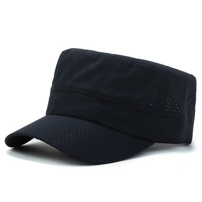 NIXHIT Νέα καλοκαιρινή αθλητική τρύπα αναπνέουσας γρήγορης ξήρανσης Ανδρικά γυναικεία επίπεδη καπέλα Ταξίδι Αναρρίχηση τρέξιμο Καπέλο ψαρέματος A214