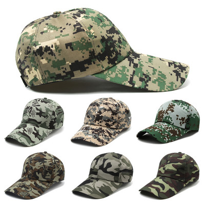 Adjustable Men Women Camouflage Army Tactical Baseball Cap Outdoor Hiking Jungle Hunting Snapback SunHat Casual Cap Military Hat