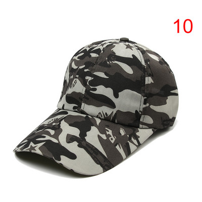 Ρυθμιζόμενο ανδρικό γυναικείο καμουφλάζ Στρατού τακτικό καπέλο μπέιζμπολ Υπαίθρια πεζοπορία σε ζούγκλα Κυνήγι Snapback Sun Hat Casual Cap Military Hat