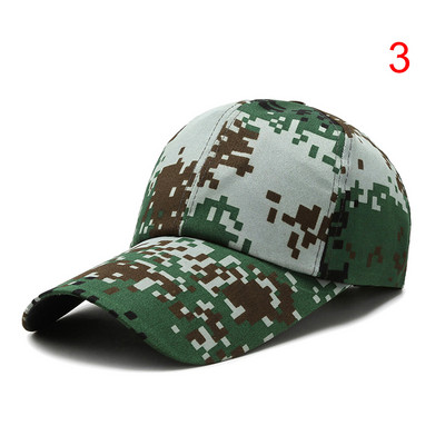 Ρυθμιζόμενο ανδρικό γυναικείο καμουφλάζ Στρατού τακτικό καπέλο μπέιζμπολ Υπαίθρια πεζοπορία σε ζούγκλα Κυνήγι Snapback Sun Hat Casual Cap Military Hat