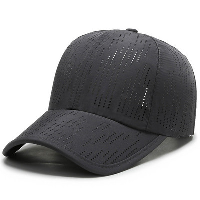 Suvine välisport hingav võrk kiiresti kuivav meeste pesapallimüts, reisimine kalapüük ronimine jalgrattasõit jooksumüts A158